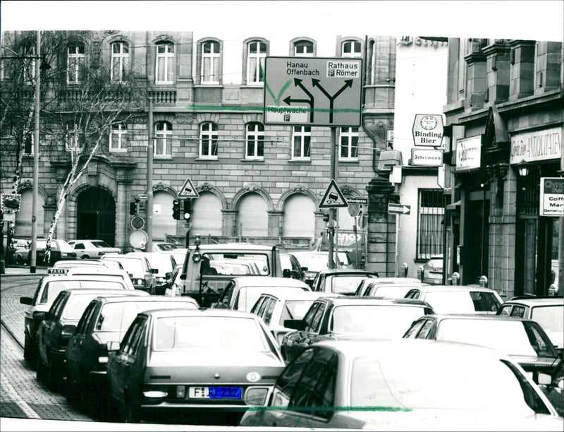 Bethmannstrasse in Frankfurt - Vintage Photograph