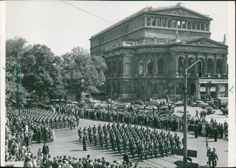 Americans in Frankfurt - Vintage Photograph