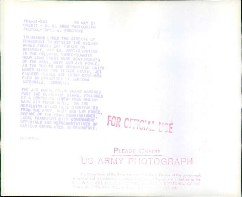 Americans in Frankfurt - Vintage Photograph