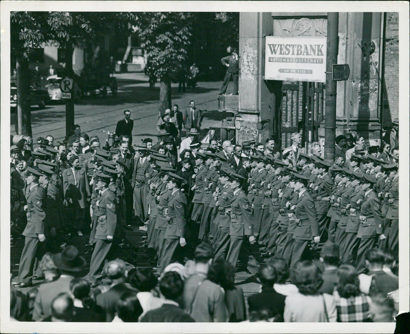 Americans in Frankfurt - Vintage Photograph
