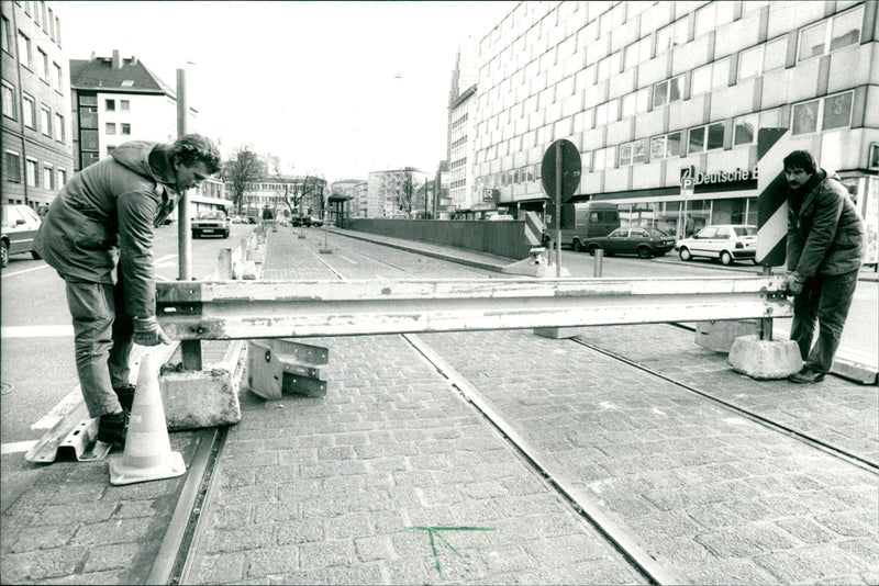 Stephanstrasse in Frankfurt - Vintage Photograph