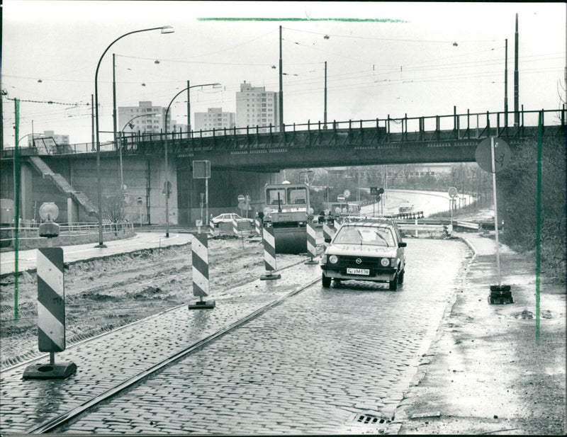 Graefstrasse in Frankfurt - Vintage Photograph