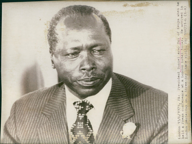 Daniel Arap Moi - Vintage Photograph