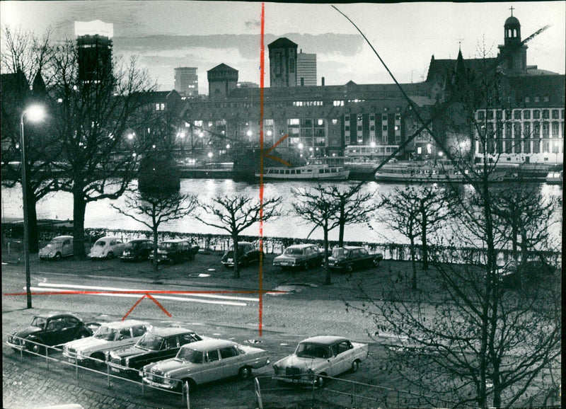 Main bank - Vintage Photograph