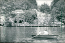 Palmengarten pond - Vintage Photograph