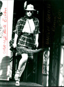 Model on a catwalk - Vintage Photograph