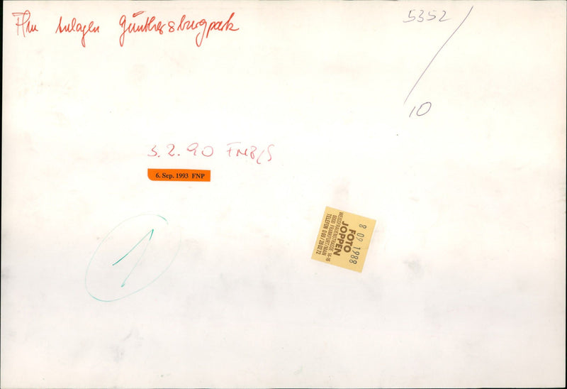 Günthersburgpark - Vintage Photograph