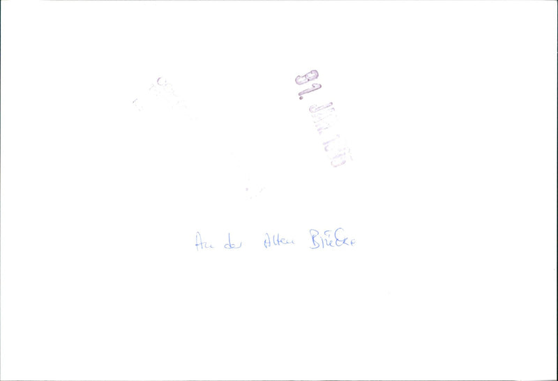 Flood in Frankfurt am Main - Vintage Photograph