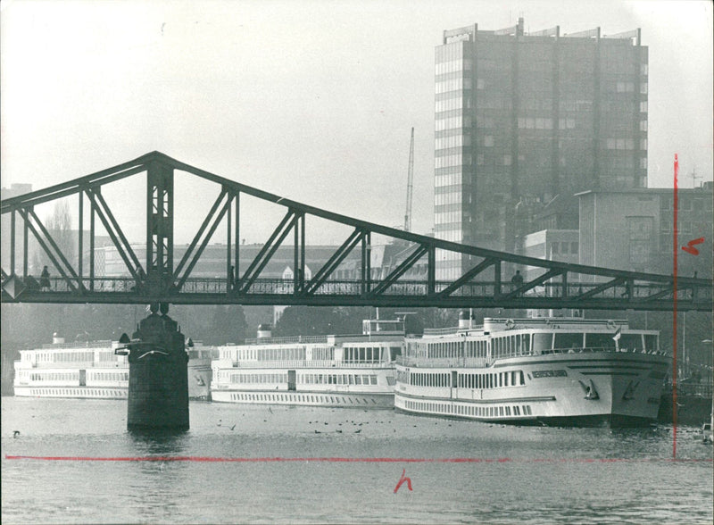 Floating hotels - Vintage Photograph