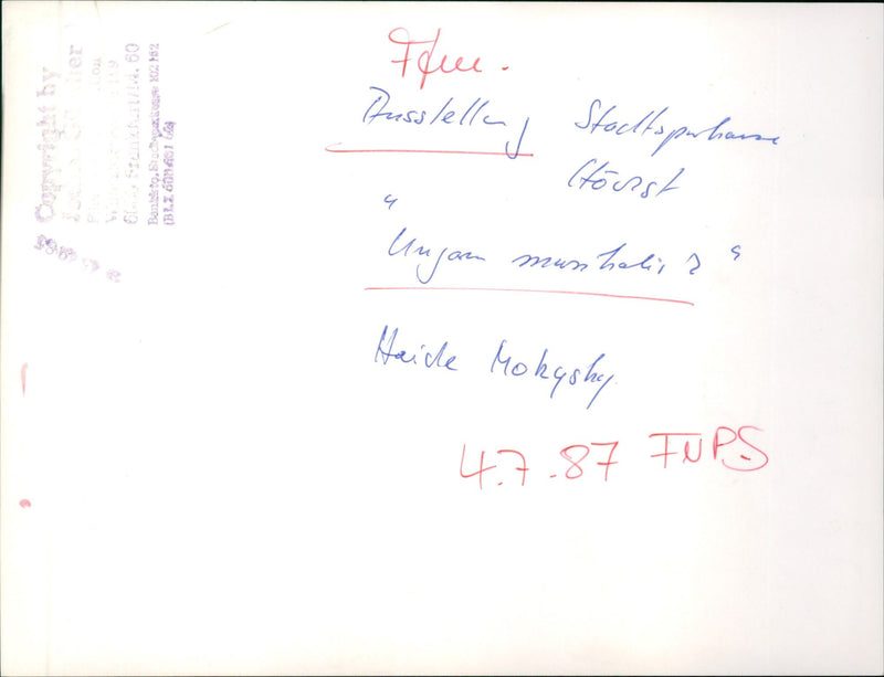 EXHIBITIONS BRAHMS GYPSY MUSIC CIGEUNER LIEDER CEPETTES LEIPZIG HUNGROISE - Vintage Photograph