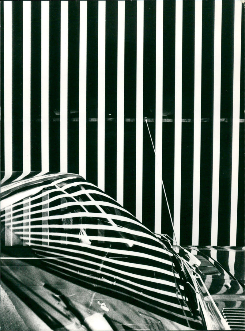 Frankfurt skyscraper facade - Vintage Photograph