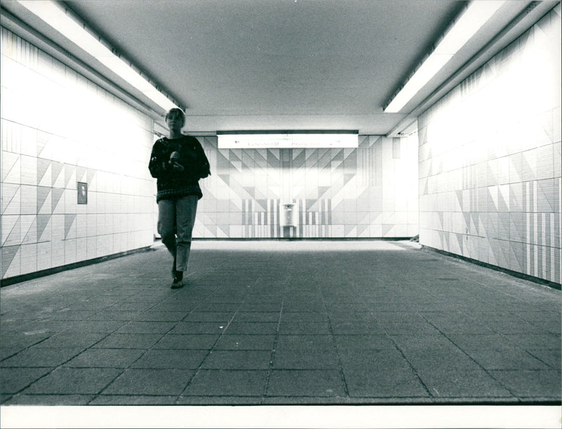 RAIL SUBTRAFFIC COPYA JODIEN GUNTNE FILM PRODUCTION WITTEL - Vintage Photograph
