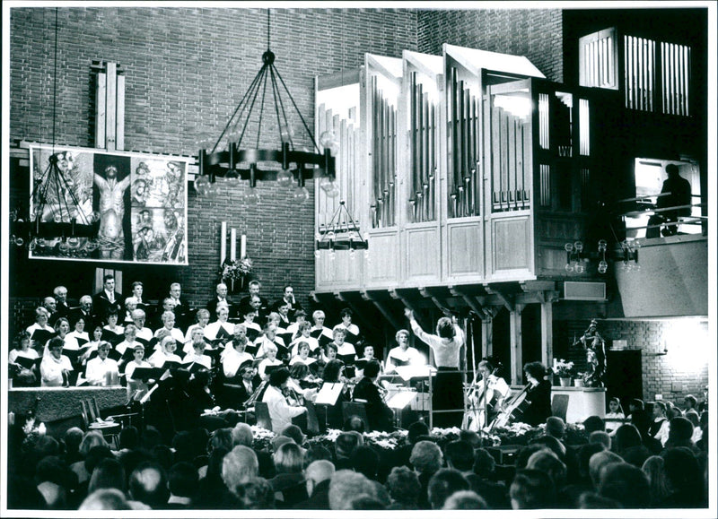 Advent concert St. Boniface - Vintage Photograph