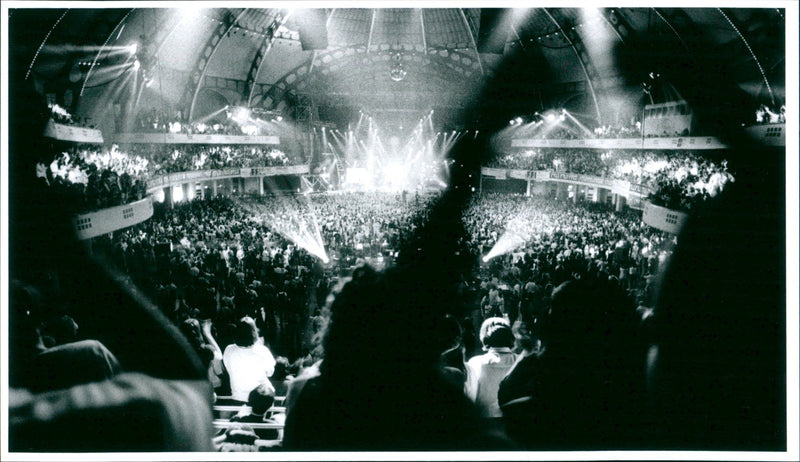FESTHALLE FESTIVAL HALL EVENTS WIFT AND POSTBANK FILM - Vintage Photograph