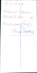 1968 PRINDEN FFURF FASCHING GERMAN FILM DIRECTED HANSJOACHIM WAT MICHAEL - Vintage Photograph