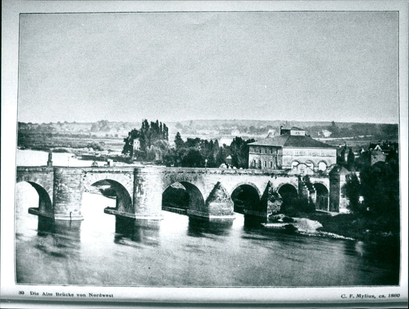 The old bridge - Vintage Photograph