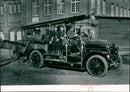 Fire truck - Hoechst AG - Vintage Photograph