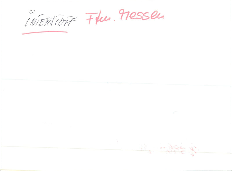 IDU MESSEN INTERSUBSTANCE SERIES FILMS DIRECTED MES - Vintage Photograph