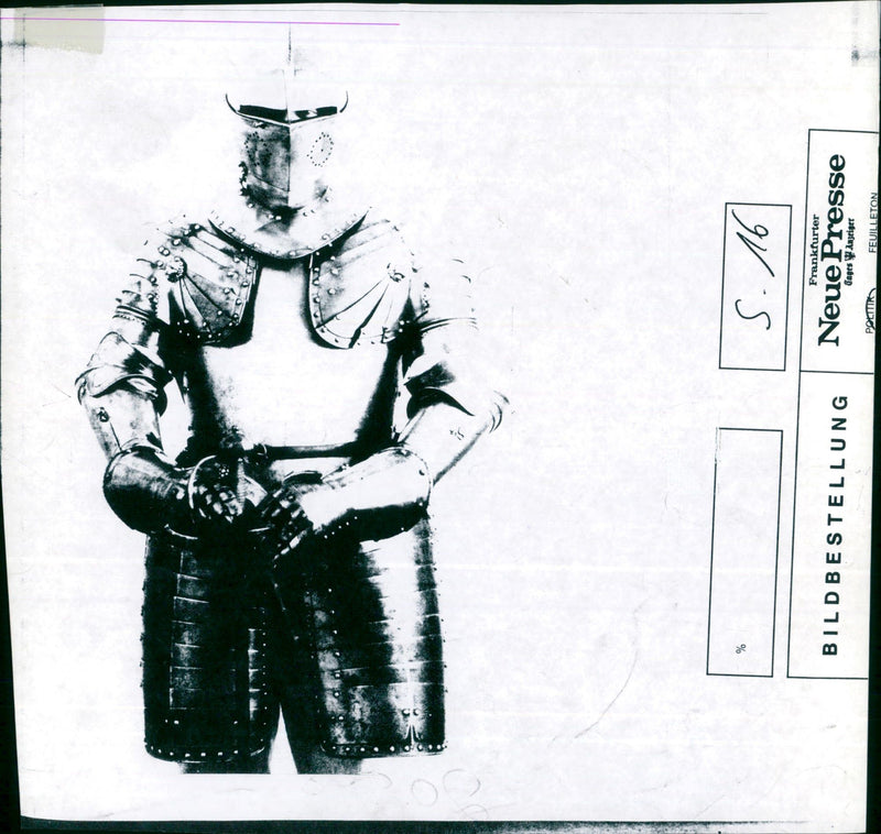 1987 FNP SHEET SIGNATURE VOERMAN JEG TADLEN BILDBEST - Vintage Photograph