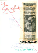 Bomb found at the Opel roundabout - Vintage Photograph