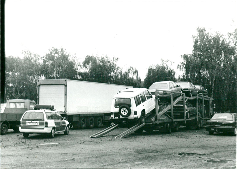 1998 FESTPLATZ RATSWEG SERVES LITHUANIAN CAR HANDLERS MEETING PLACE PARK - Vintage Photograph