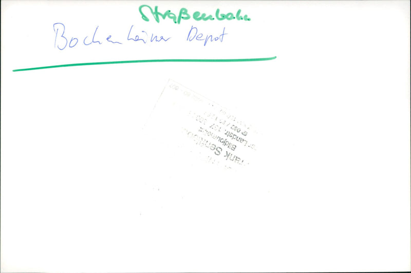 Bockenheimer depot - Vintage Photograph