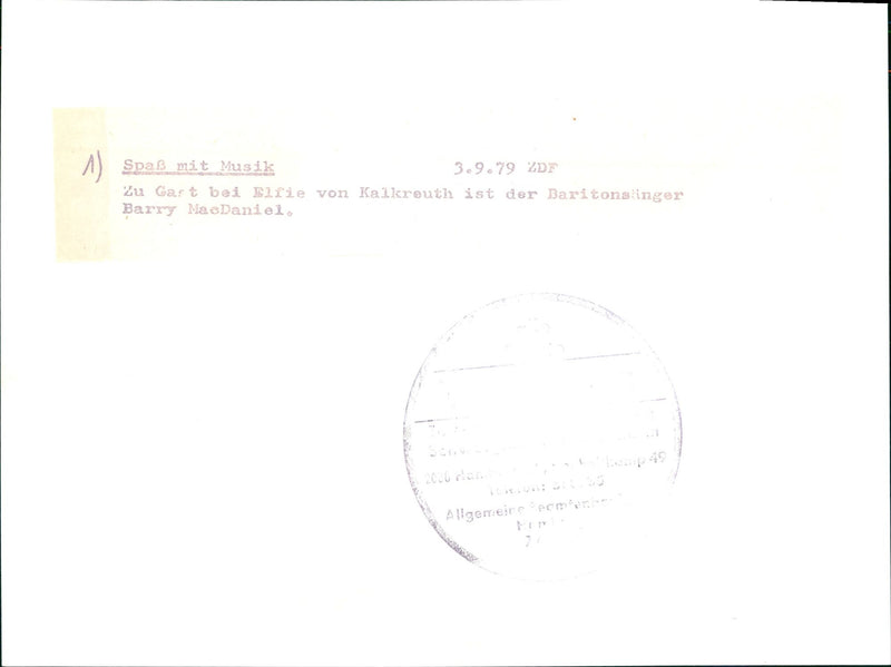 Having fun with music - Vintage Photograph