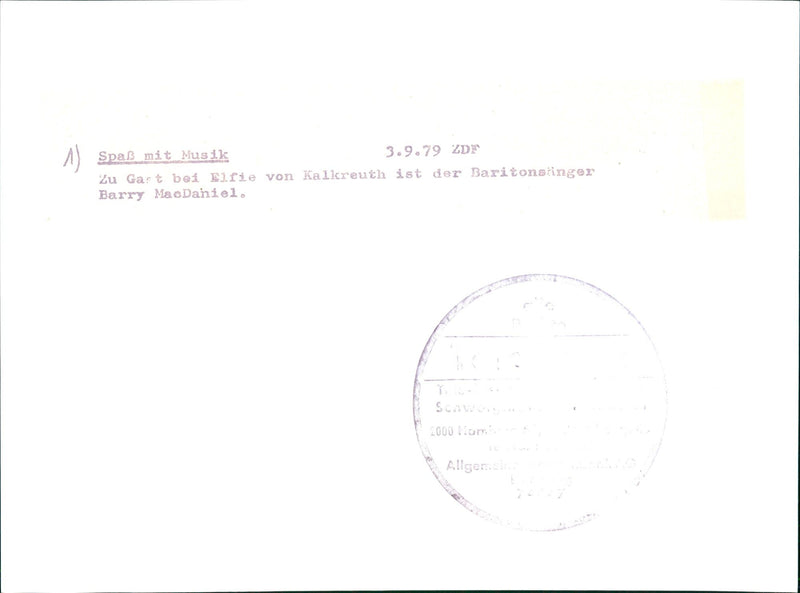 Having fun with music - Vintage Photograph