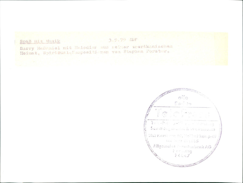 Having fun with music - Vintage Photograph