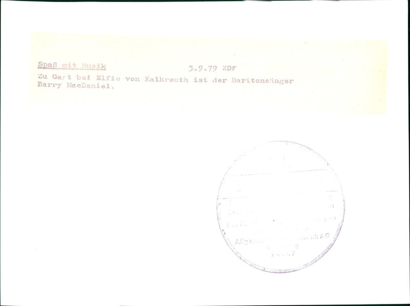 Having fun with music - Vintage Photograph