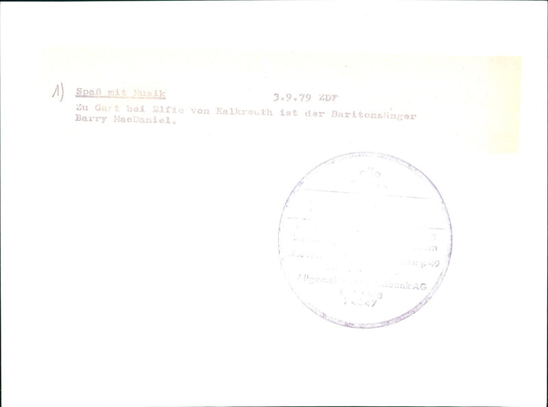 Having fun with music - Vintage Photograph