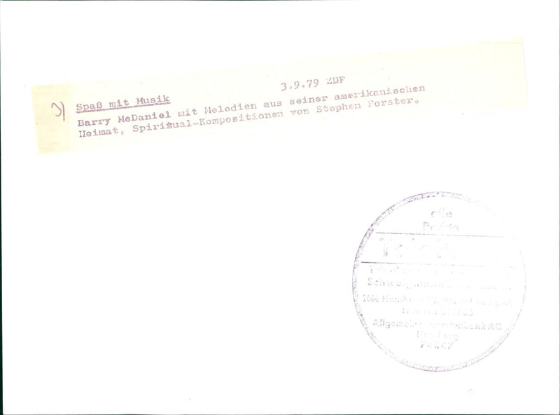 Having fun with music - Vintage Photograph