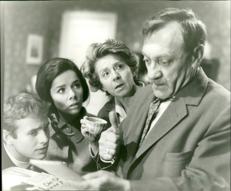 Inge Meysel and Joseph Offenbach in "The Despicable" - Vintage Photograph
