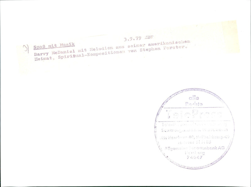 Having fun with music - Vintage Photograph