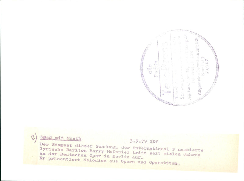 Having fun with music - Vintage Photograph