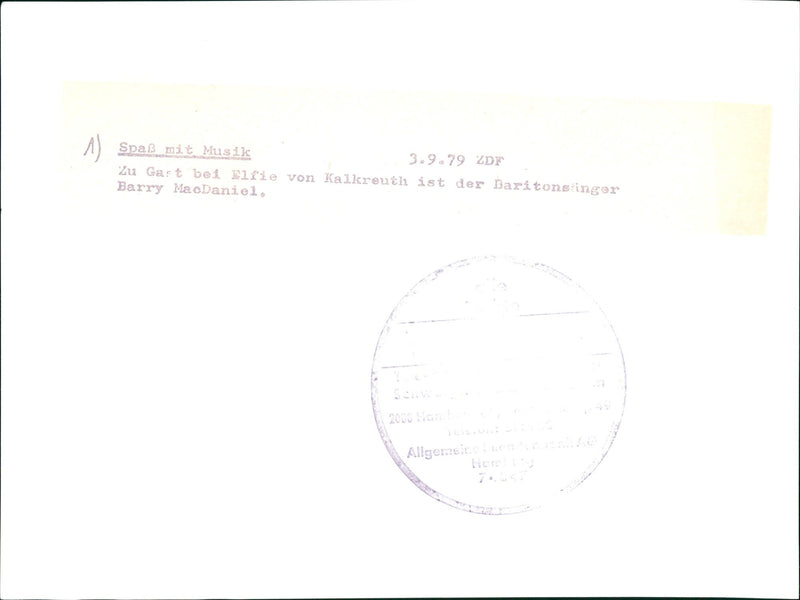 Having fun with music - Vintage Photograph