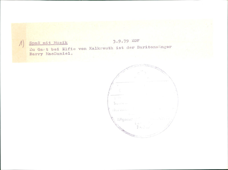 Having fun with music - Vintage Photograph