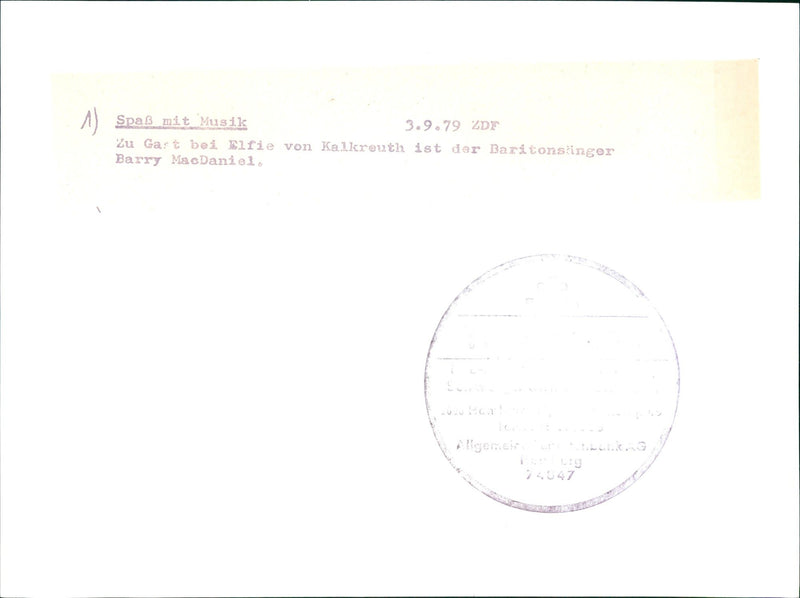 Having fun with music - Vintage Photograph