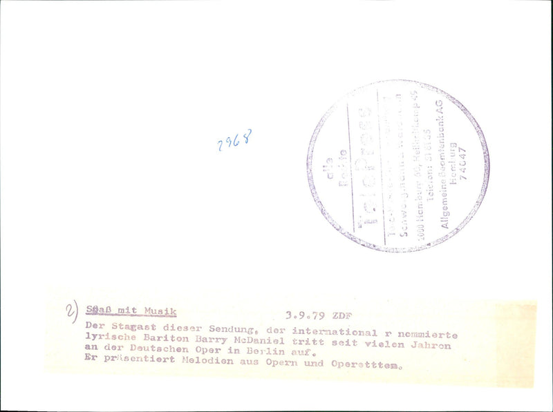 Having fun with music - Vintage Photograph