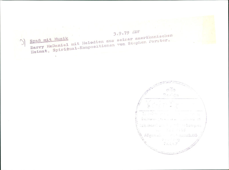 Having fun with music - Vintage Photograph