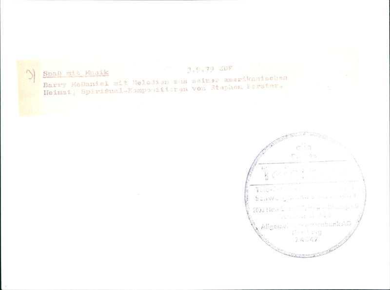 Having fun with music - Vintage Photograph