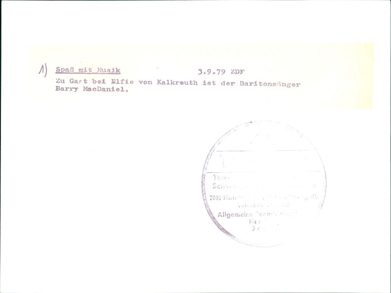 Having fun with music - Vintage Photograph