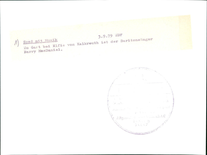 Having fun with music - Vintage Photograph