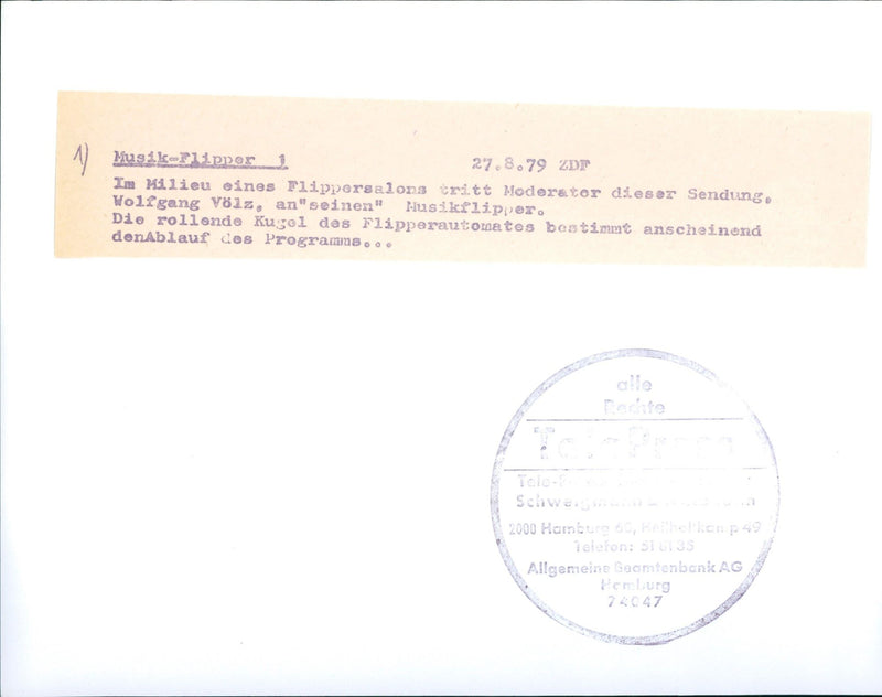 Music pinball machine - Vintage Photograph