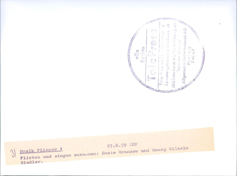 Music pinball machine - Vintage Photograph