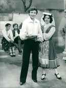 Having fun with music - Vintage Photograph