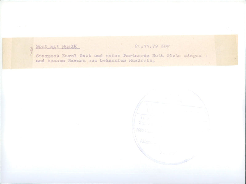 Fun with music - Vintage Photograph