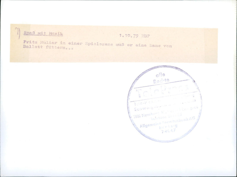 Having fun with music - Vintage Photograph