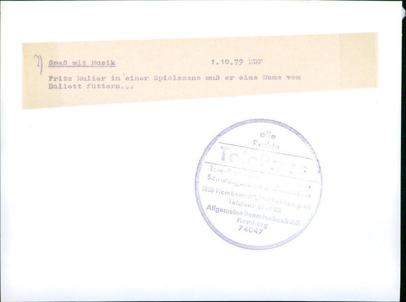 Having fun with music - Vintage Photograph