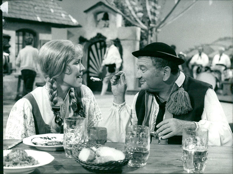 Having fun with music - Vintage Photograph